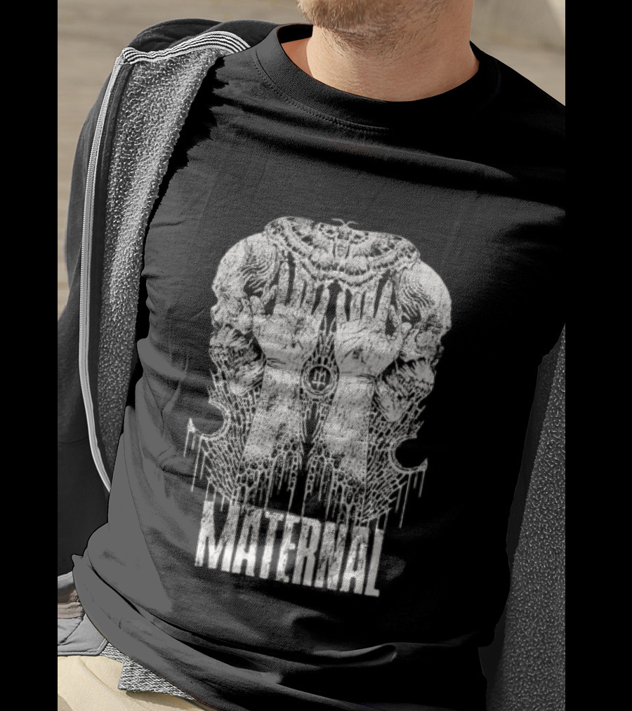 Maternal Disaster Reflecto Skull T-Shirt