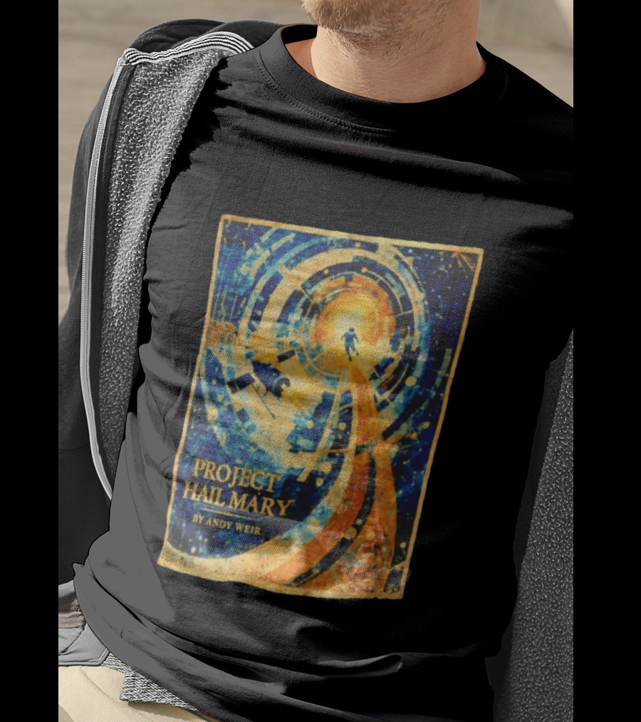 Project Hail Mary By Andy Weir Space Adventure T-Shirt