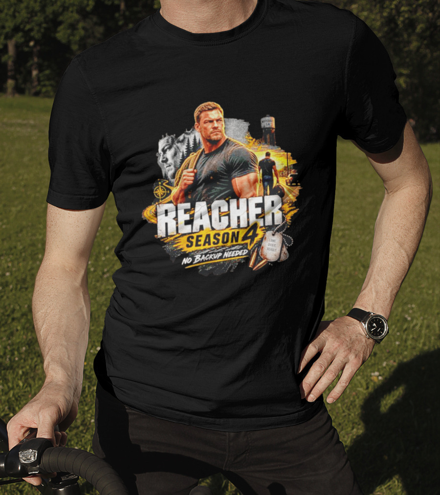 Reacher Season 4 No Backup Needed Morgan GA T-Shirt