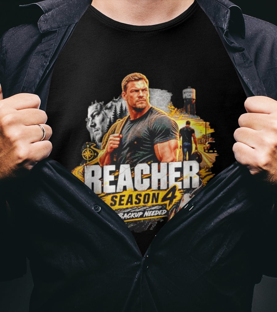 Reacher Season 4 No Backup Needed Morgan GA T-Shirt