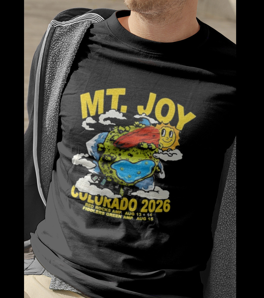 MT. Joy Colorado 2026 Red Rocks Amphitheatre August 13 Fiddler's Green August 15 T-Shirt