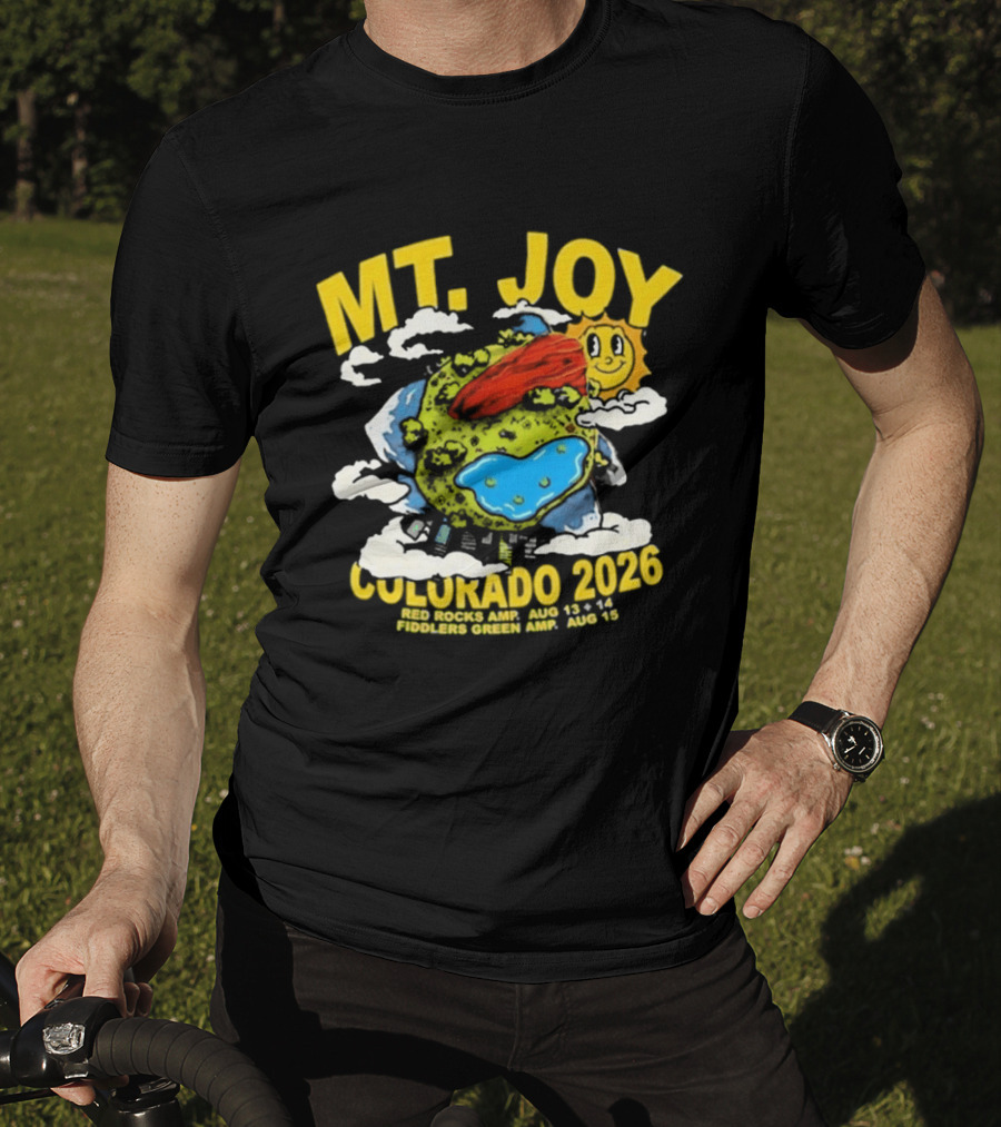 MT. Joy Colorado 2026 Red Rocks Amphitheatre August 13 Fiddler's Green August 15 T-Shirt