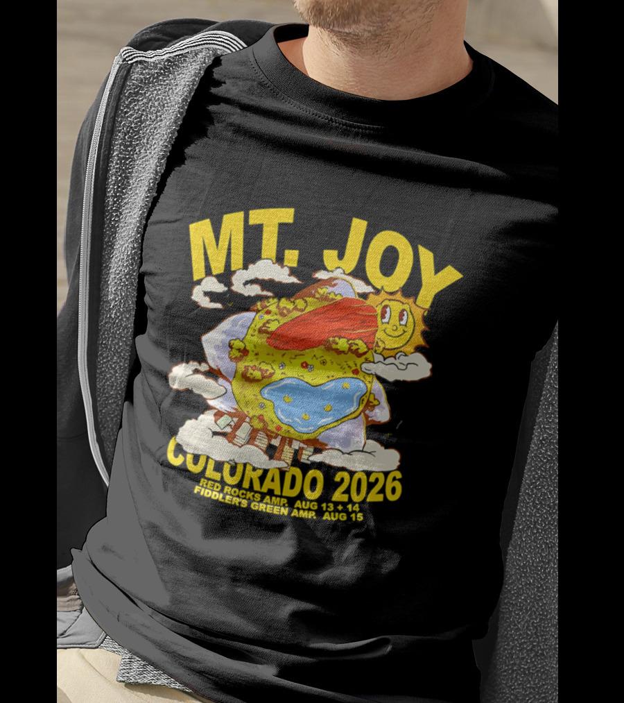MT. Joy Colorado 2026 Red Rocks Amphitheater August 13 14 Fiddler's Green August 15 T-Shirt