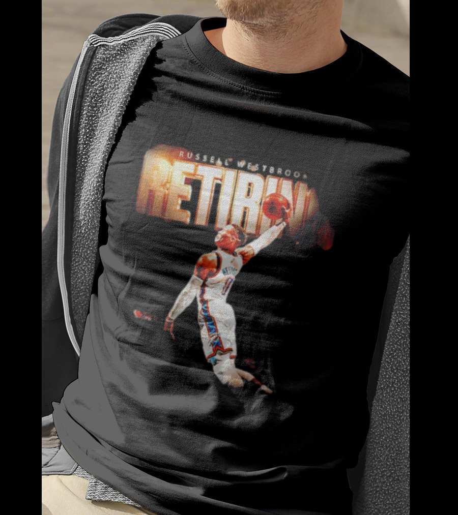 Russell Westbrook Retiring OKC Thunder Legend Dunk T-Shirt
