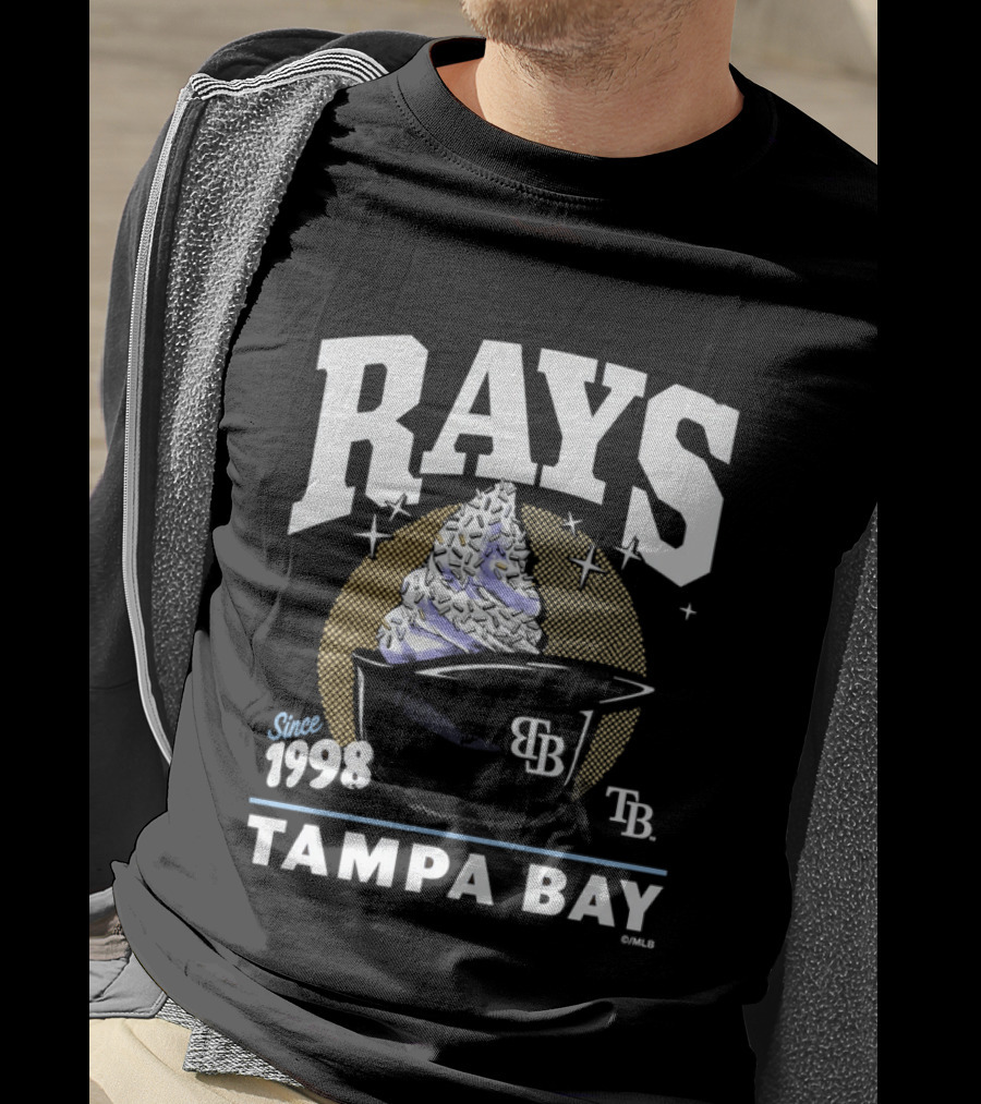 Rays Tampa Bay Since 1998 Ice Cream 2026 TB Cup T-Shirt
