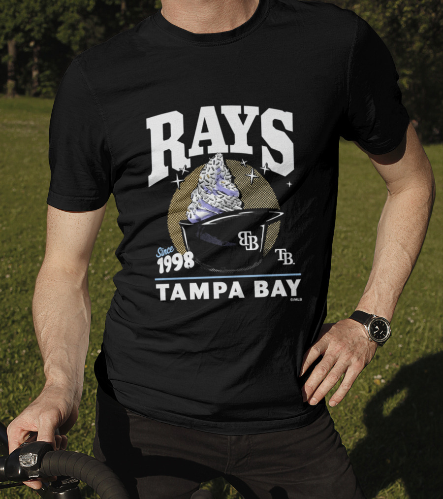 Rays Tampa Bay Since 1998 Ice Cream 2026 TB Cup T-Shirt
