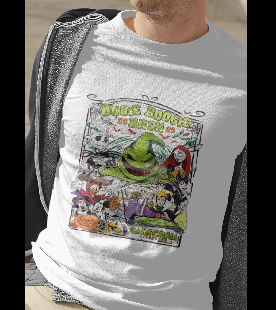 Oogie Boogie Bash 2026 Disney California Adventure Halloween Characters T-Shirt
