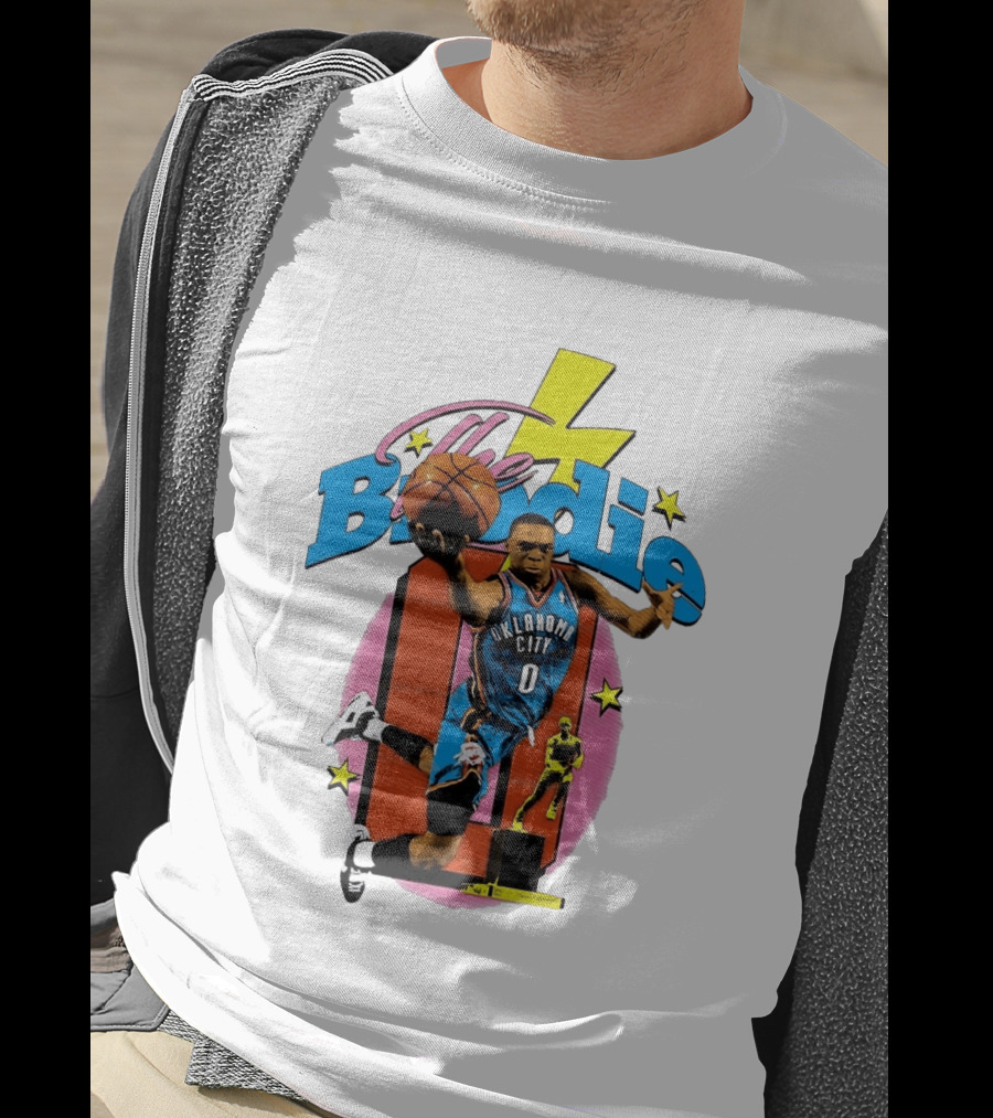 Russell Westbrook The Brodie Oklahoma City Thunder NBA Basketball T-Shirt