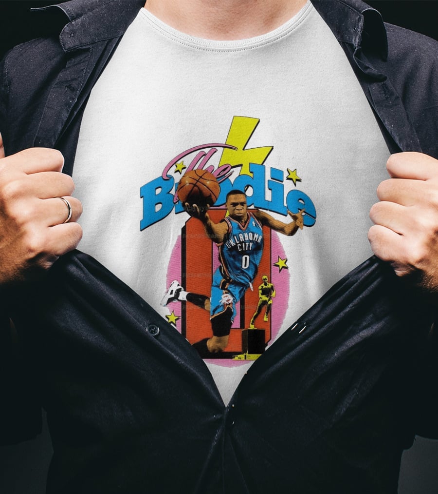 Russell Westbrook The Brodie Oklahoma City Thunder NBA Basketball T-Shirt
