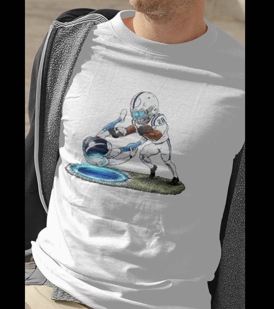 Jonathan Taylor Indianapolis Colts 28 Football Caricature T-Shirt
