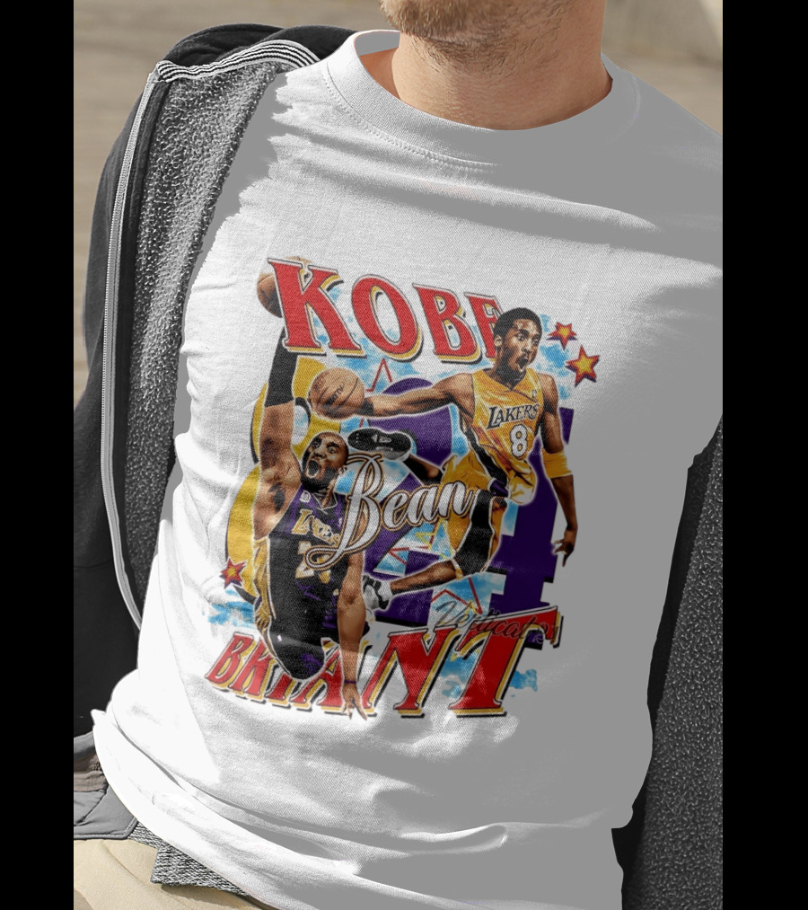 Kobe Bryant Bean Los Angeles Lakers 24 Dedication T-Shirt