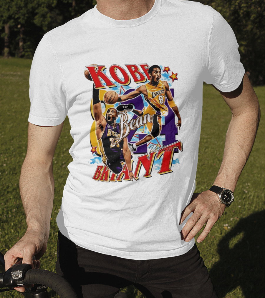 Kobe Bryant Bean Los Angeles Lakers 24 Dedication T-Shirt