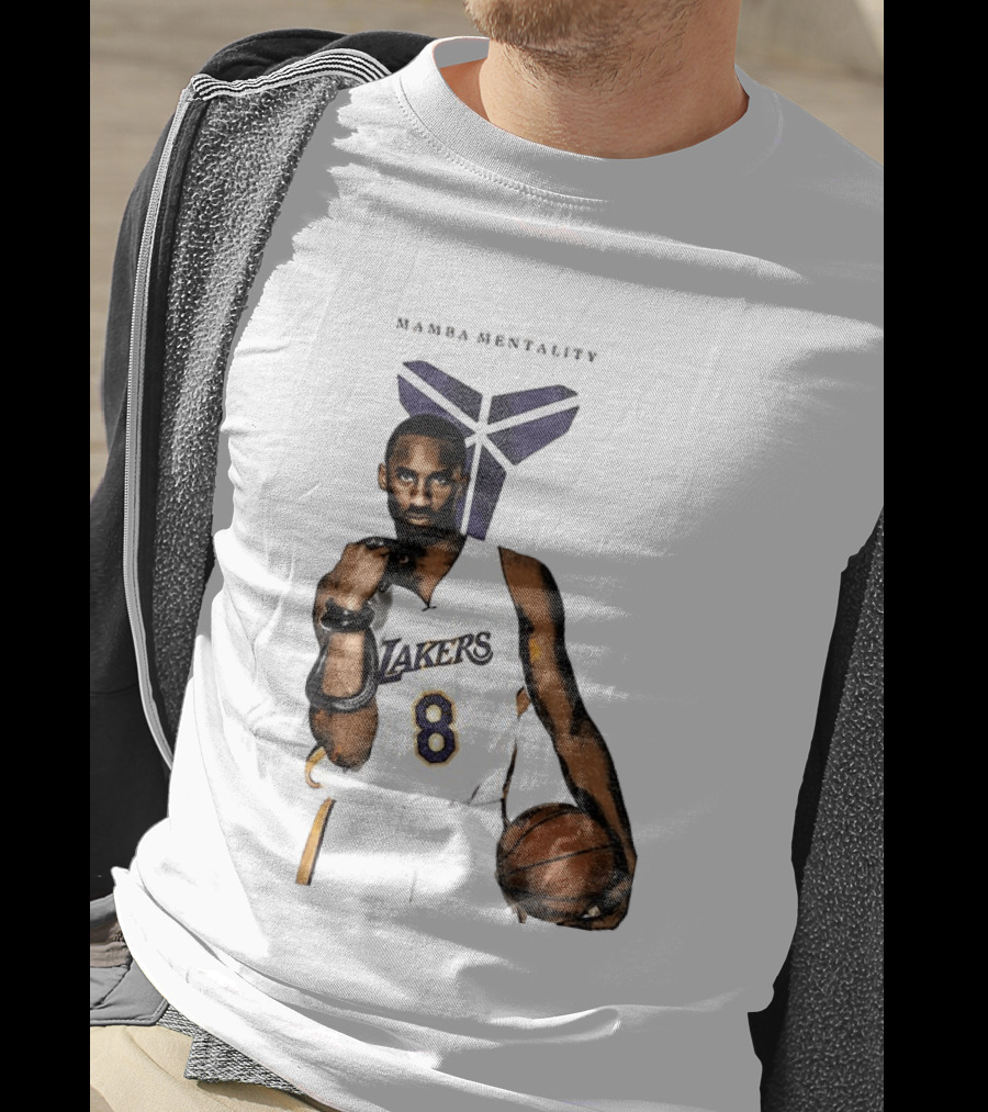 Kobe Bryant Mamba Mentality Los Angeles Lakers 8 Basketball Player T-Shirt