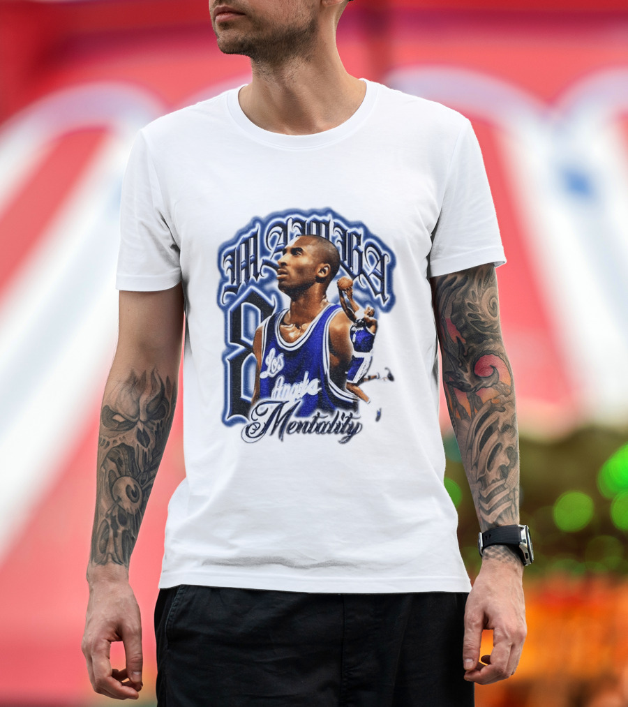 Kobe Bryant Mamba Mentality Los Angeles 8 Basketball T-Shirt