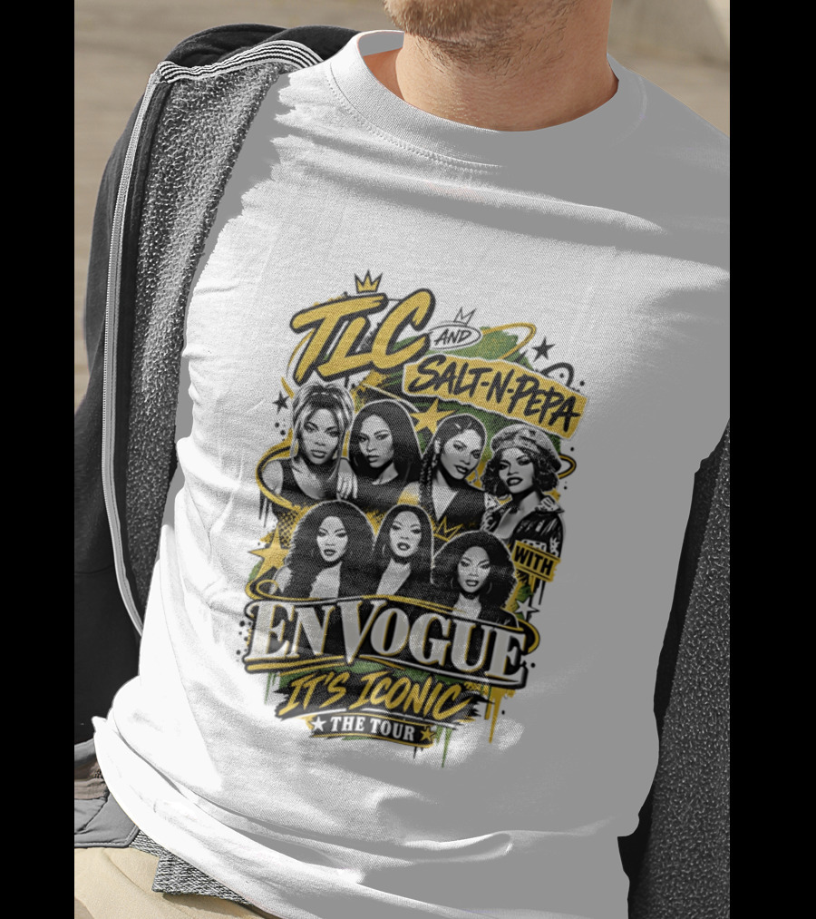 TLC Salt N Pepa En Vogue It's Iconic Tour T-Shirt