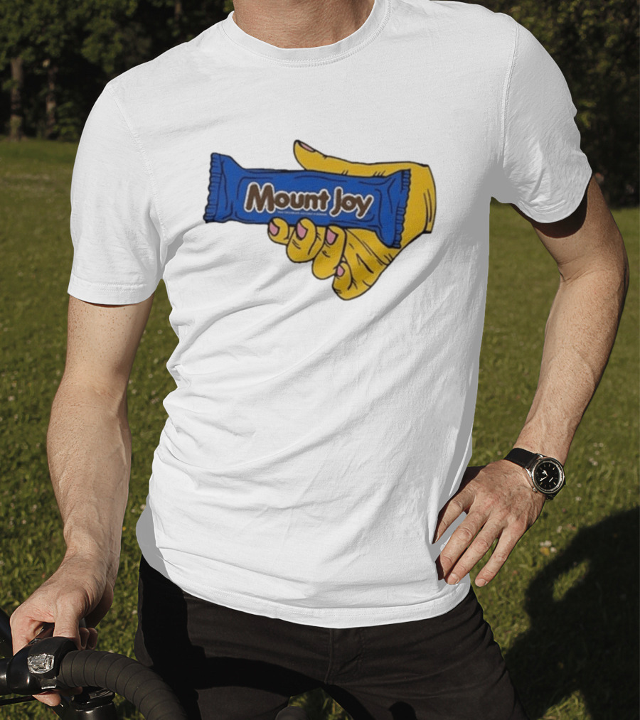 Mount Joy Candy Wrapper Hand Holding T-Shirt