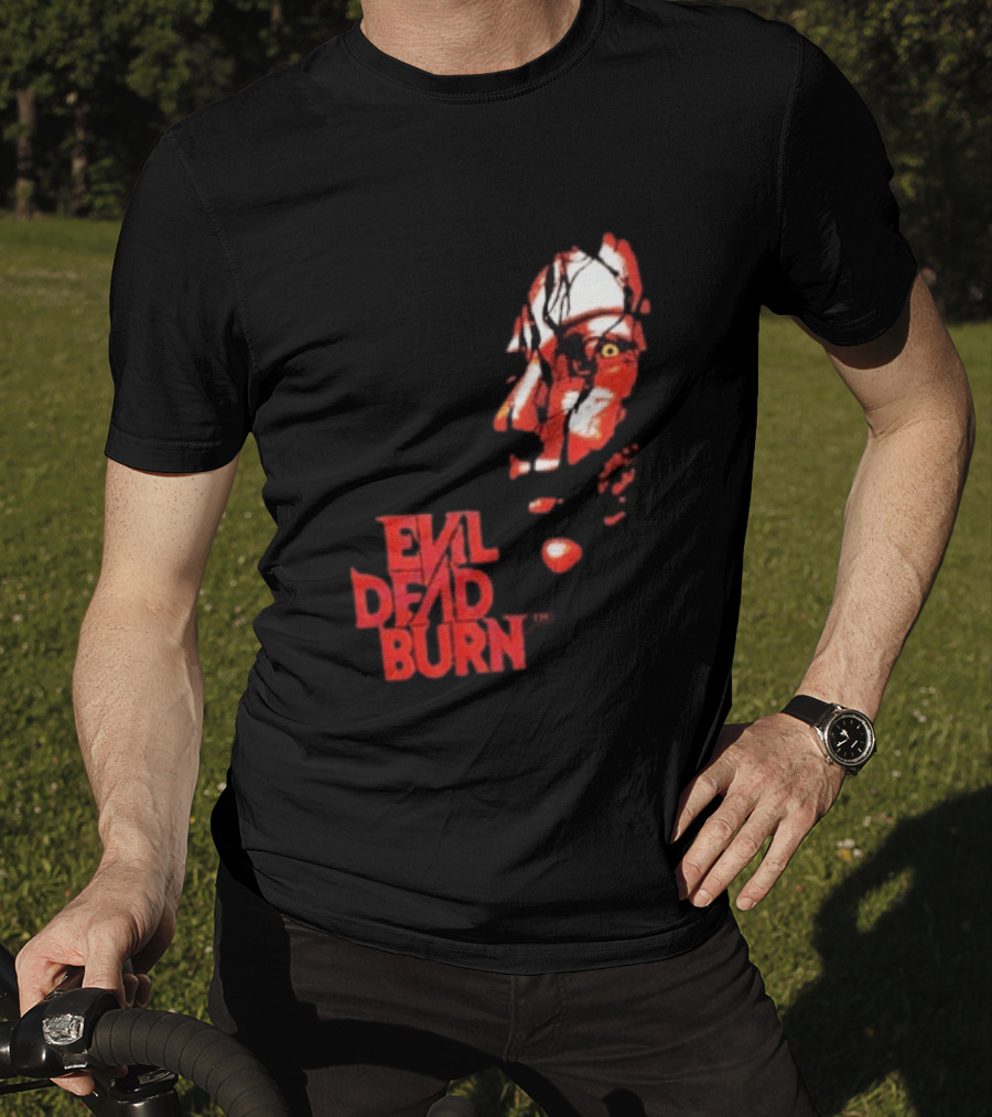 Halloween Horror Nights 2026 Evil Dead Burn Face Red T-Shirt