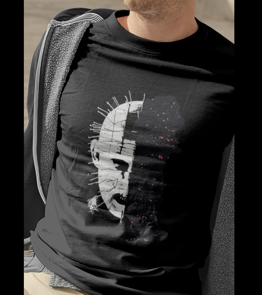 Halloween Horror Nights 2026 Hellraiser Pinhead Split T-Shirt