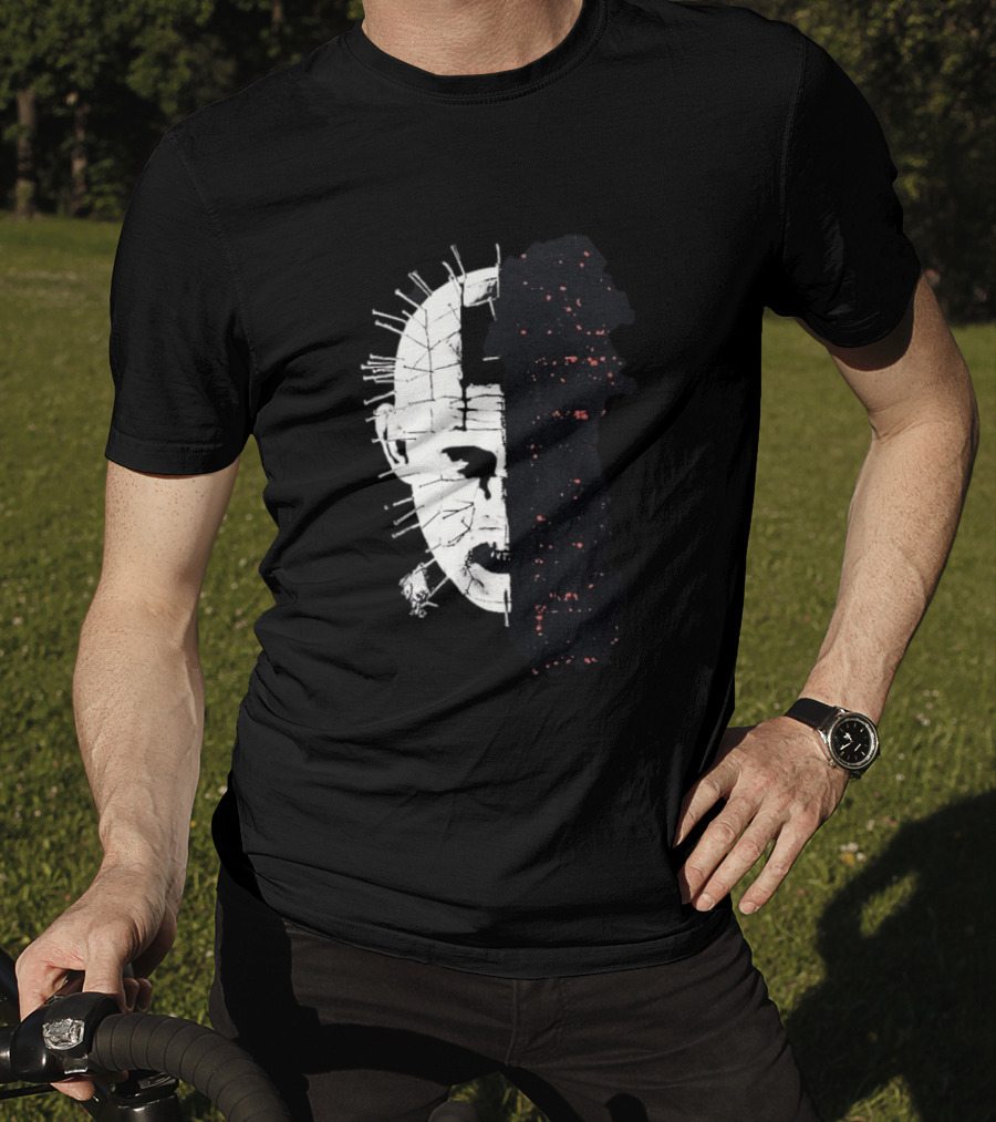 Halloween Horror Nights 2026 Hellraiser Pinhead Split T-Shirt