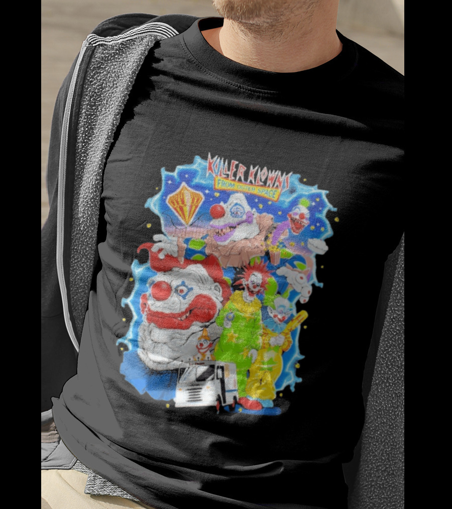 Killer Klowns From Outer Space Halloween Horror Nights 2026 Theme Park Journey T-Shirt