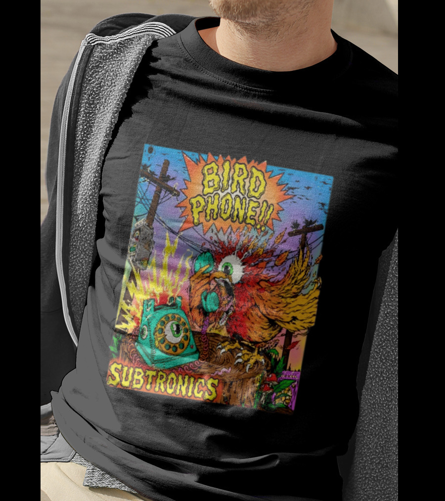 SUBTRONICS Bird Phone 2026 Friday Explosion T-Shirt