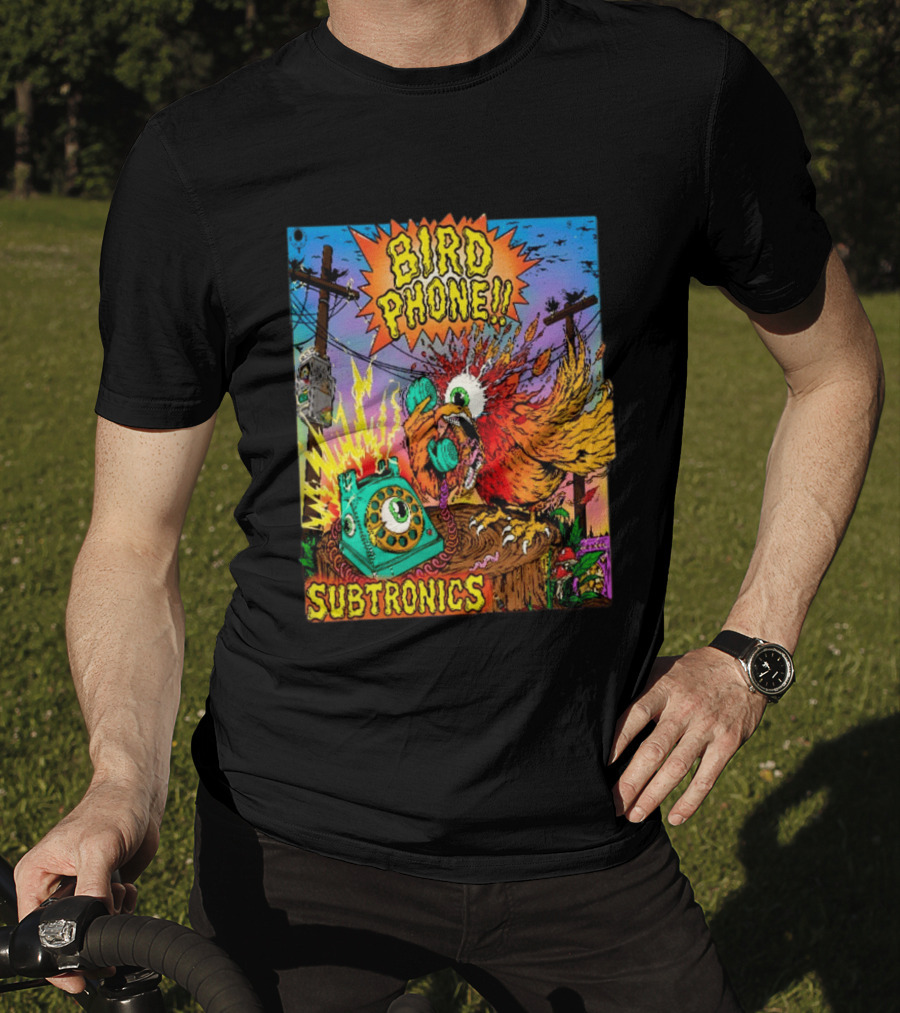 SUBTRONICS Bird Phone 2026 Friday Explosion T-Shirt