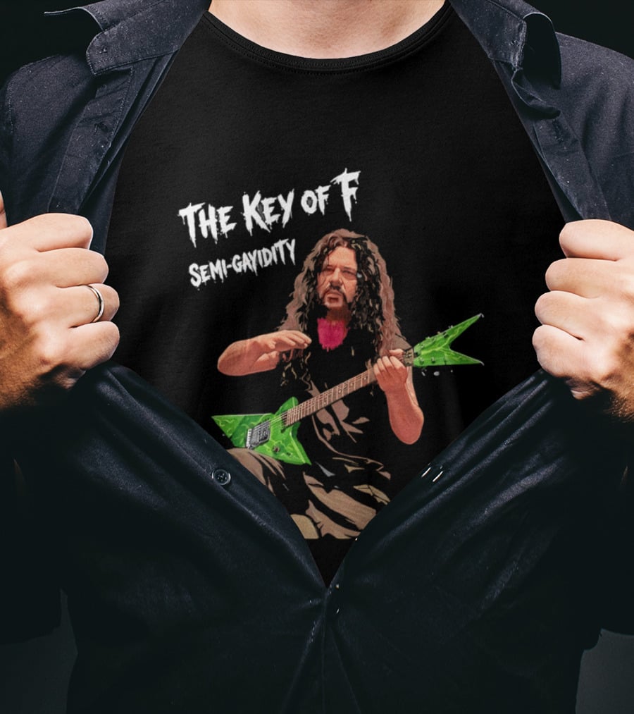 The Key Of F Semi Gayidity Dimebag Darrell Guitarist T-Shirt