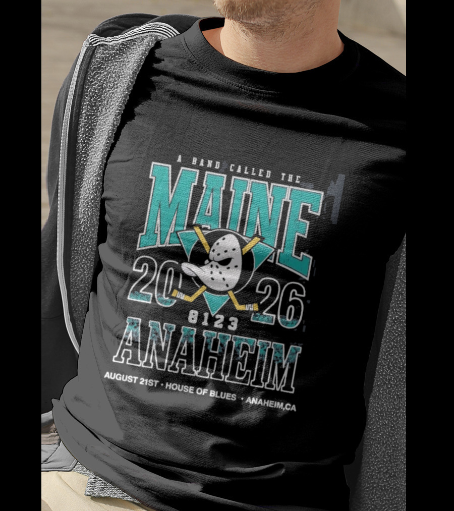 A Band Called The Maine 2026 Anaheim House Of Blues August 21 Event T-Shirt