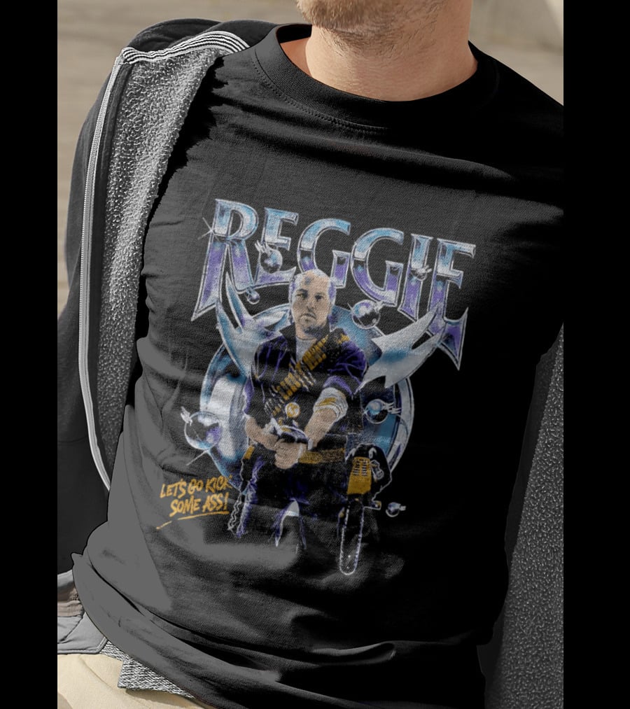 Reggie Let's Go Kick Some Ass Phantasm Retro Movie T-Shirt