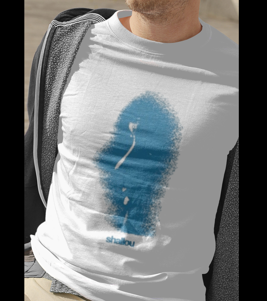 Ambient Inks Shallou Silhouette Blue Profile T-Shirt