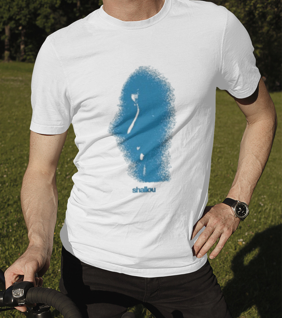 Ambient Inks Shallou Silhouette Blue Profile T-Shirt
