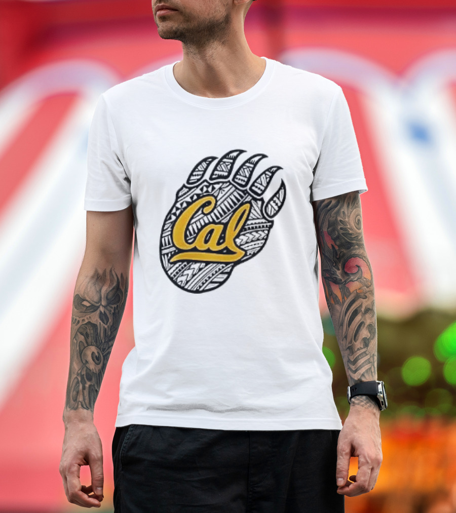 Cal Bears Football From The Bay To The Islands Bear Claw T-Shirt