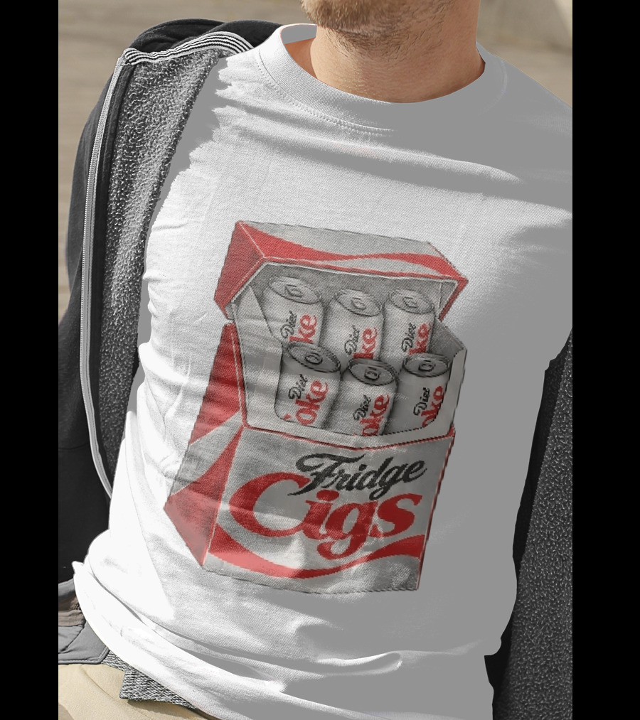 Fridge Cigs Box With Diet Coke Cans T-Shirt