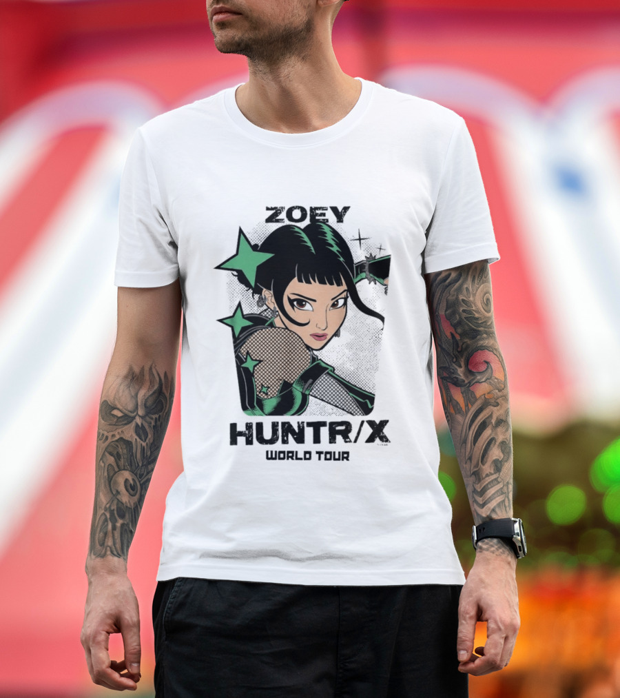 Zoey Huntr/X Girlz Tour Kpop Demon Hunters T-Shirt