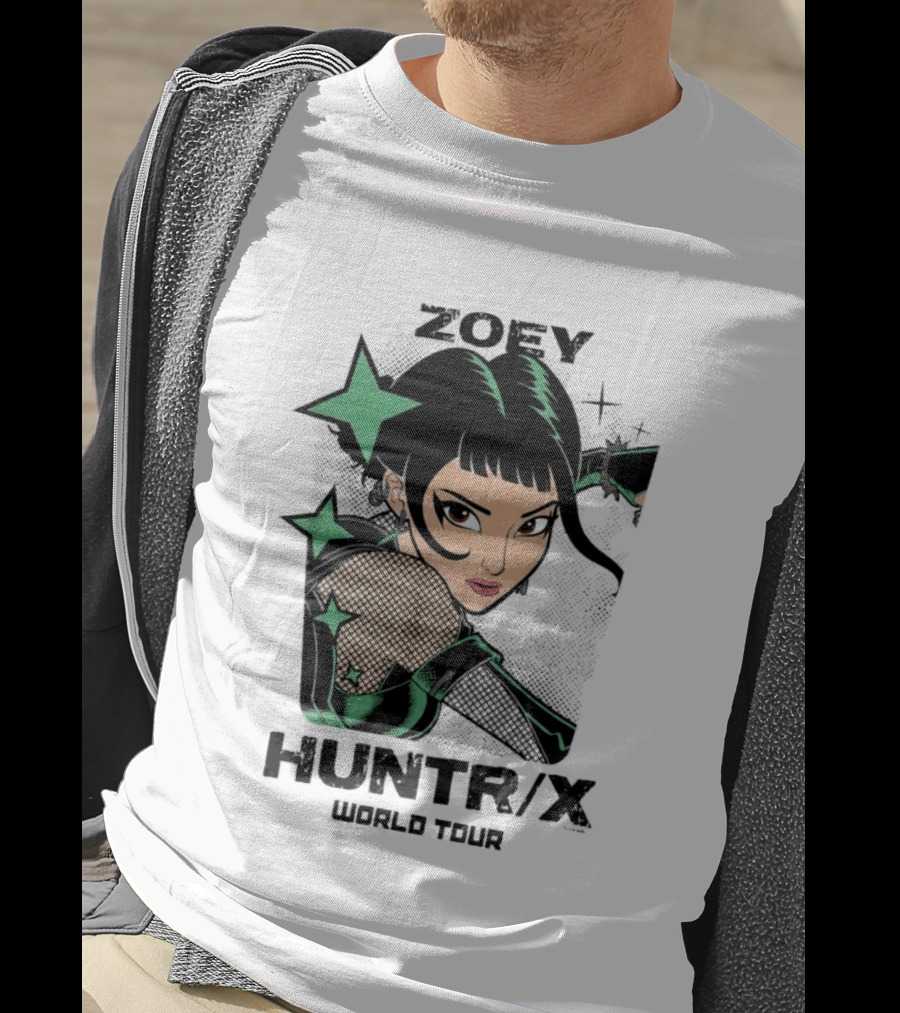 Zoey Huntr/X Girlz Tour Kpop Demon Hunters T-Shirt