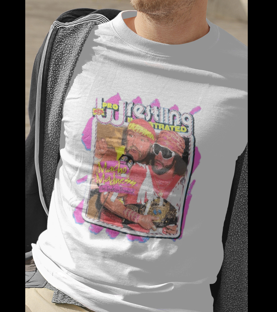 Pro Wrestling Illustrated Macho Madness The Torch Is Passed T-Shirt