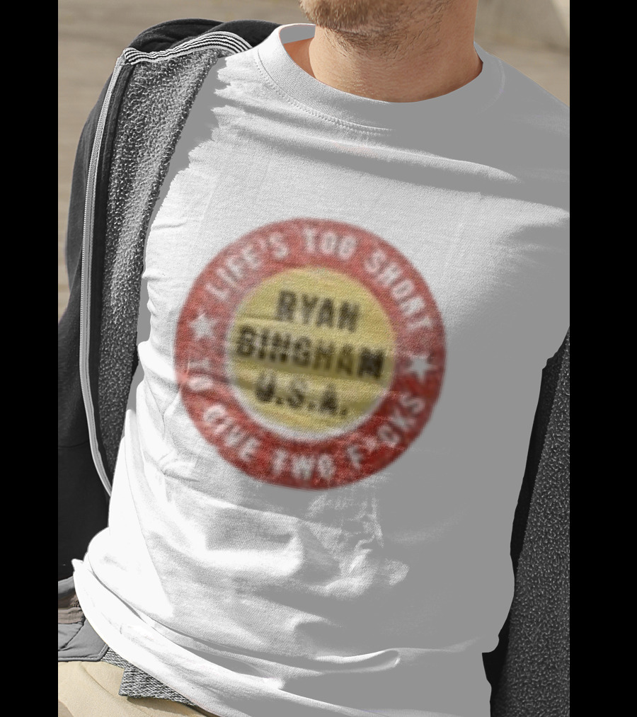 Ryan Bingham Life's Too Short To Give Two F*cks USA T-Shirt