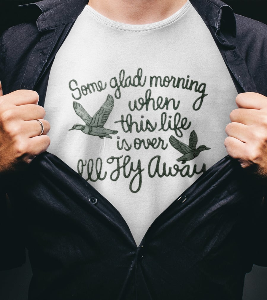 Some Glad Morning When This Life Is Over I'll Fly Away Bird Ducks T-Shirt