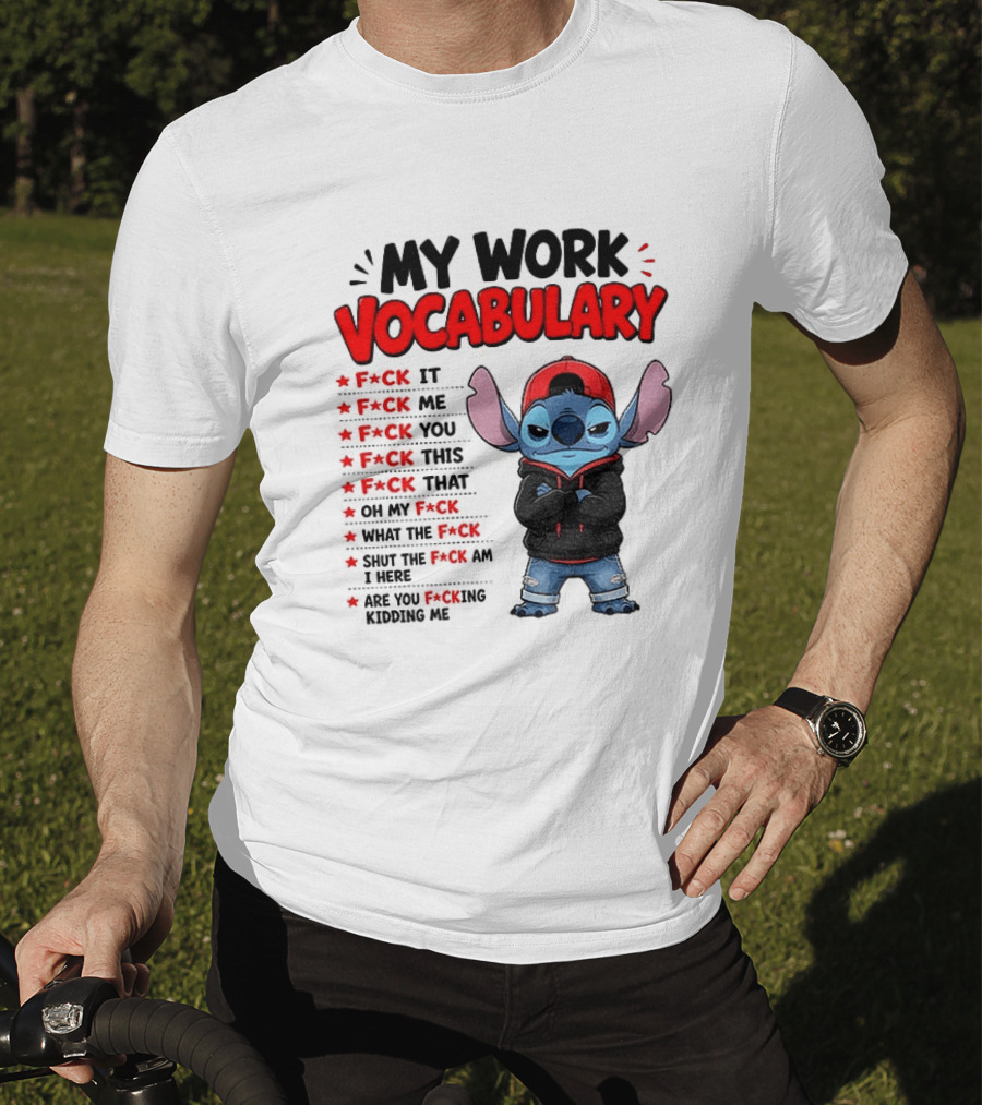Stitch My Work Vocabulary F*ck It You This That Are You Kidding Me T-Shirt