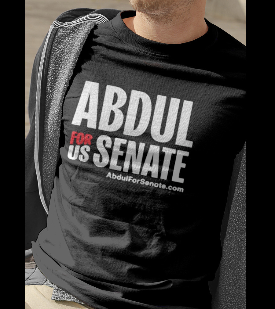 Abdul For US Senate AbdulForSenate.com T-Shirt