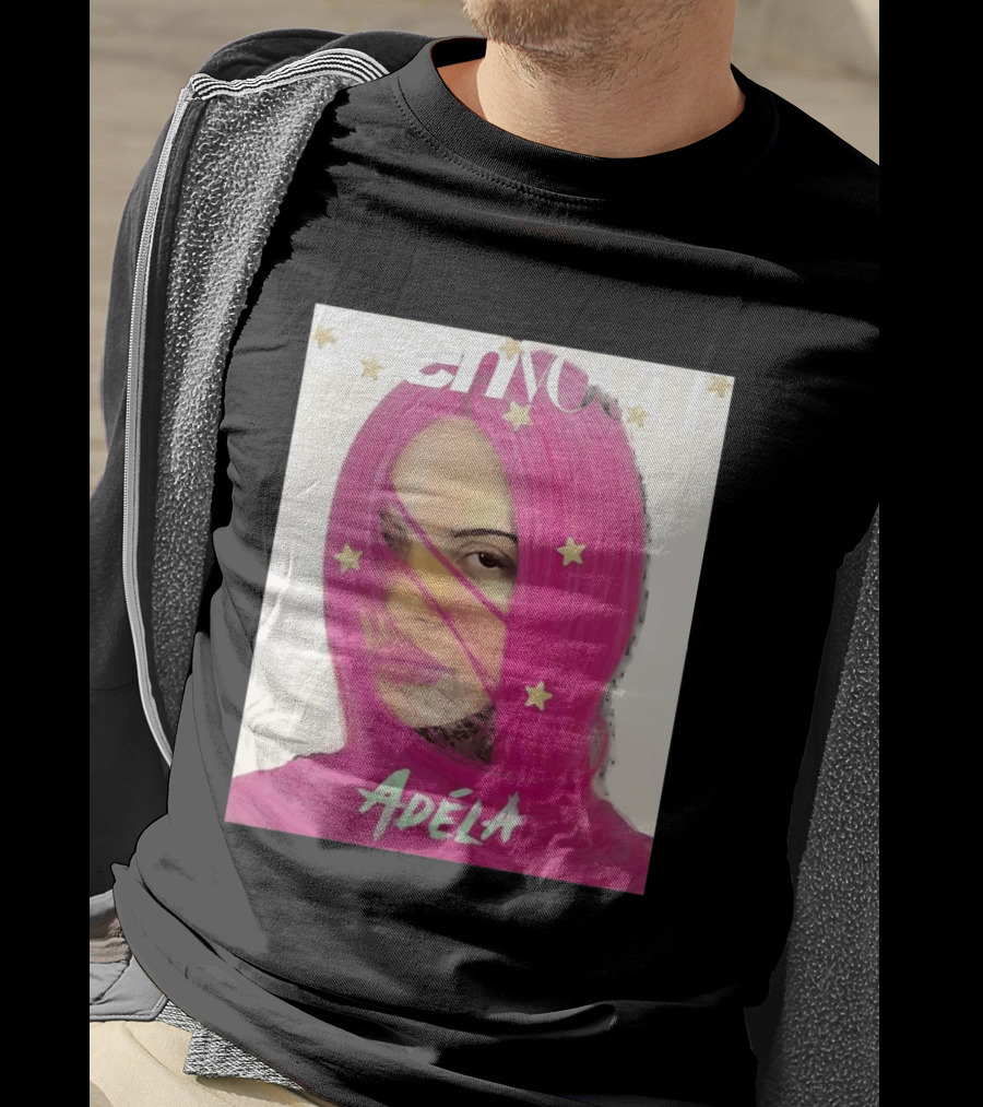 Teen Vogue Cover Adéla Pink Hair Star Accents T-Shirt