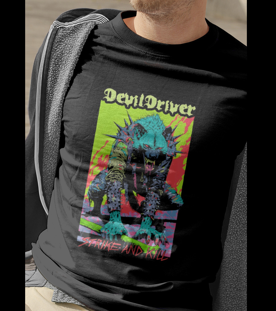 DevilDriver Strive And Kill Bone Hyena T-Shirt