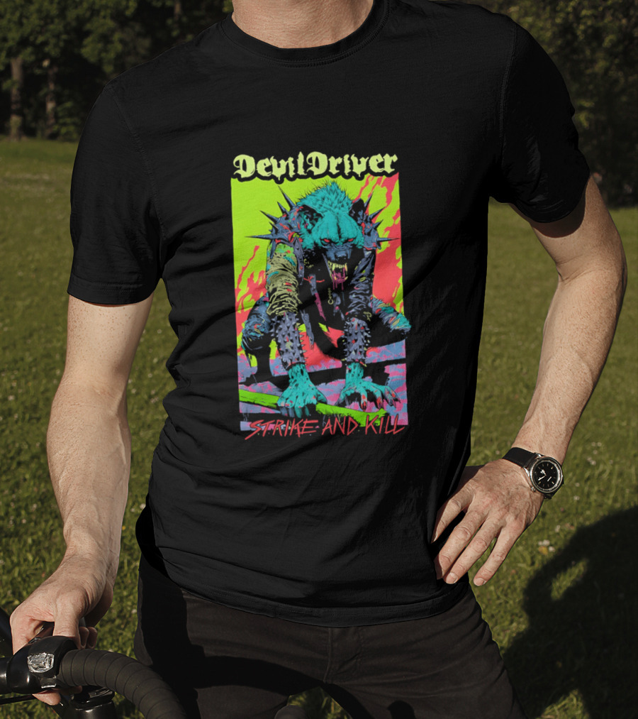 DevilDriver Strive And Kill Bone Hyena T-Shirt