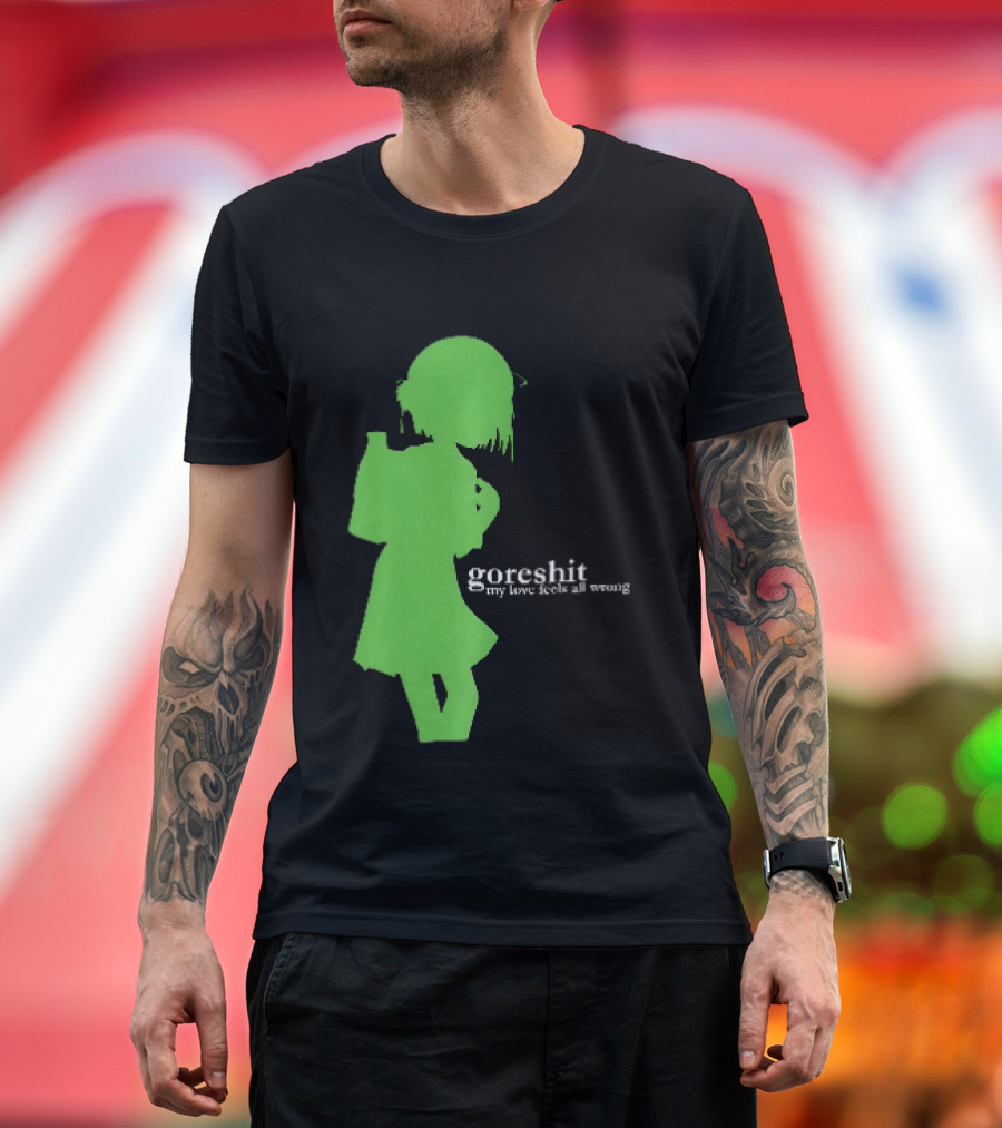 Goreshit My Love Feels All Wrong Anime T-Shirt