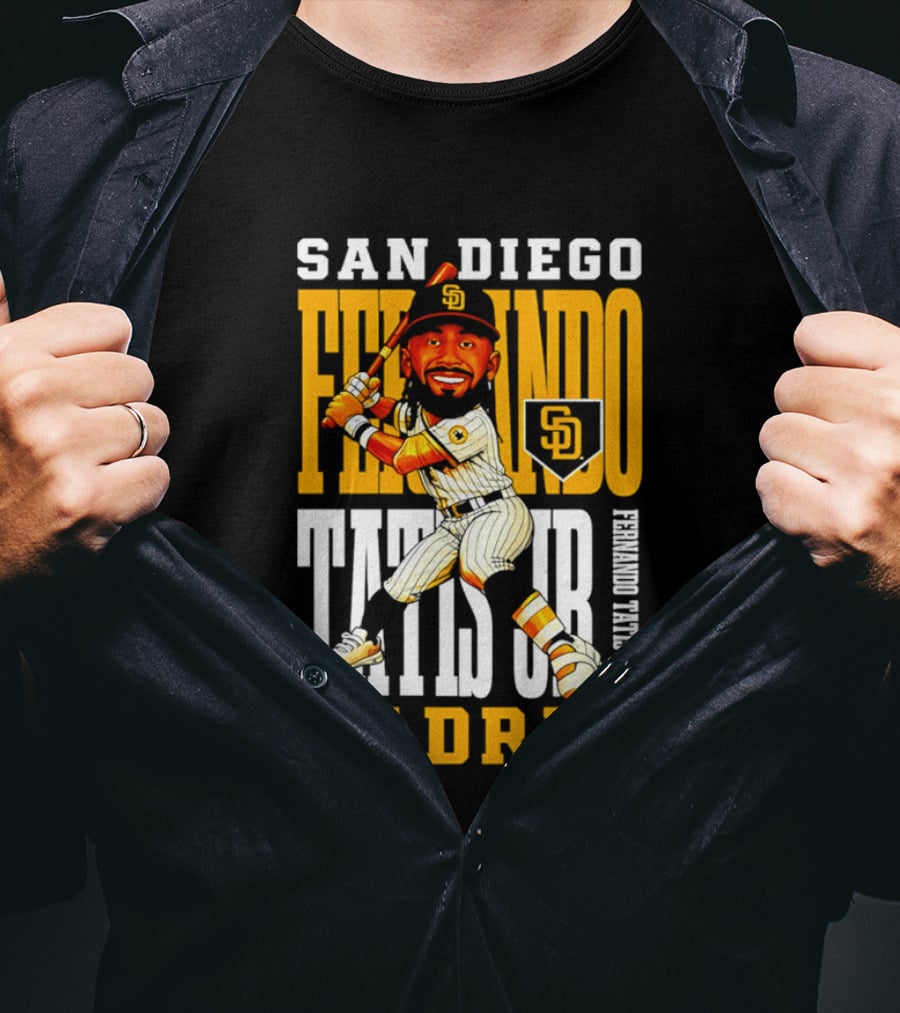 San Diego Padres Fernando Tatis Jr Iconic Baseball Star T-Shirt