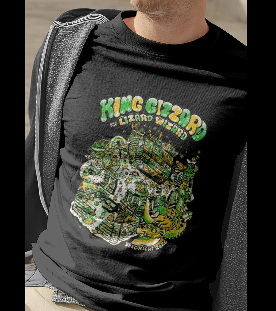 King Gizzard And The Lizard Wizard Drag Night 2026 Festival King Gizzard Stage T-Shirt