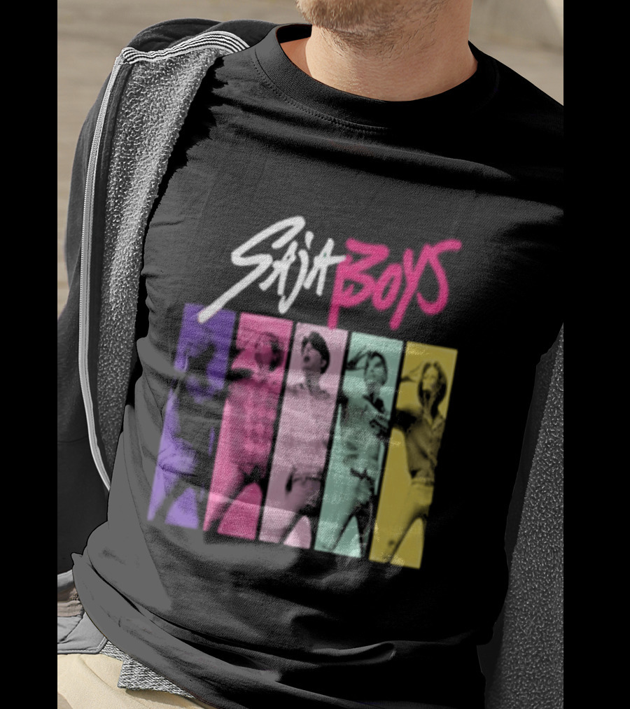 Saja Boys Kpop Demon Hunters World Tour Colorful T-Shirt