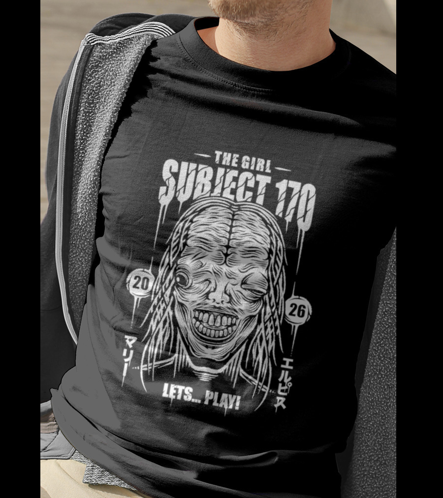 The Girl Subject 170 Lets Play Horror Creepy Character 2026 T-Shirt