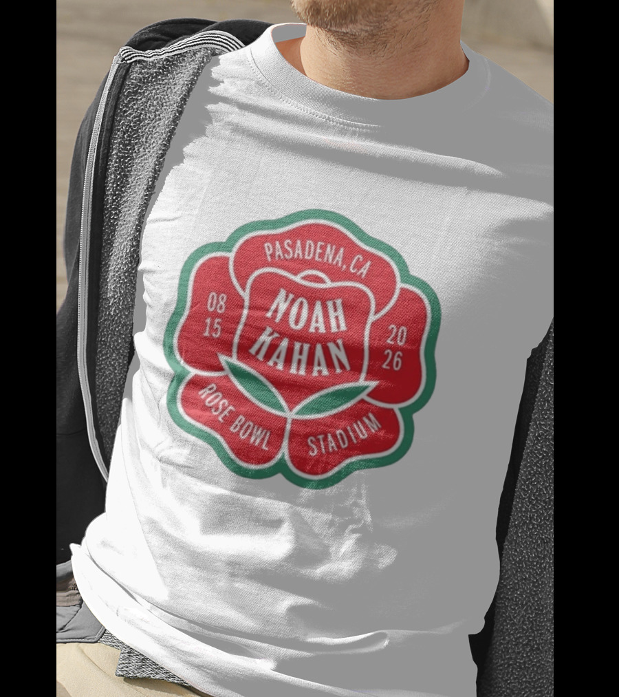 Noah Kahan Pasadena CA Rose Bowl Stadium 2026 August 15 T-Shirt