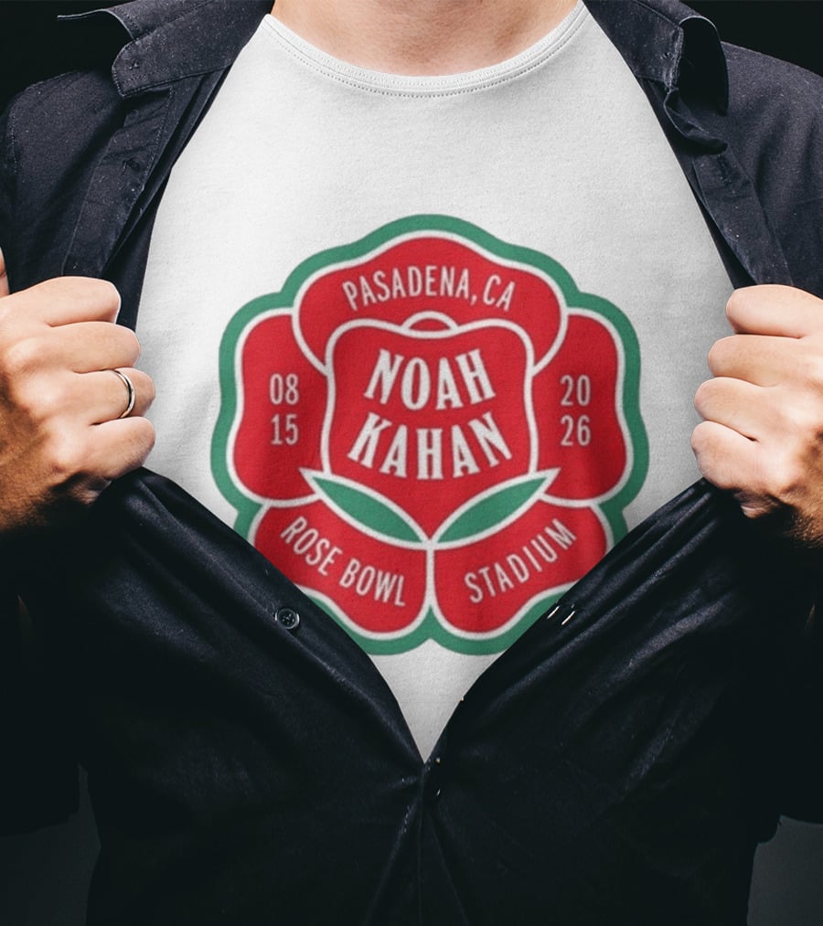 Noah Kahan Pasadena CA Rose Bowl Stadium 2026 August 15 T-Shirt